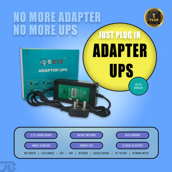 b eye adapter ups for wifi router show card